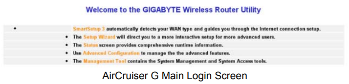 gigabyte router login 5