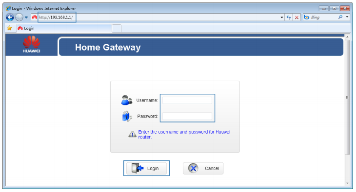 huawei router login 2