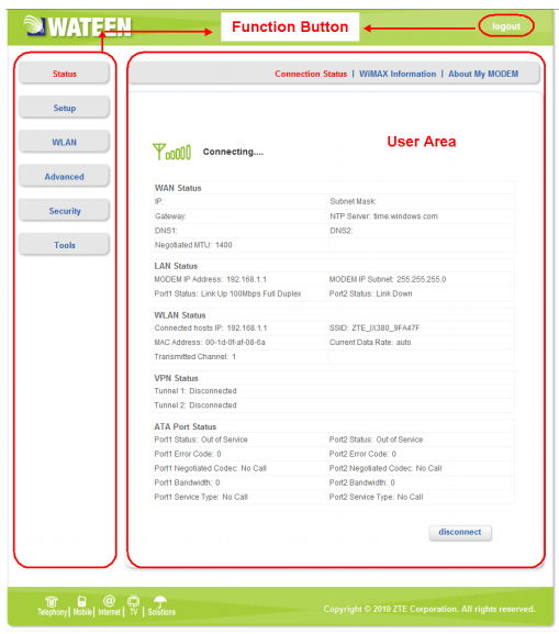 wateen router login 3